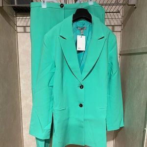 ASOS Design Kelly Green blazer and pant NWT